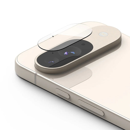 Beskyttelsesfilm til Ringke bagkamera for Google Pixel 9, Hærdet glas, Sæt med 3 stykker, Gennemsigtig