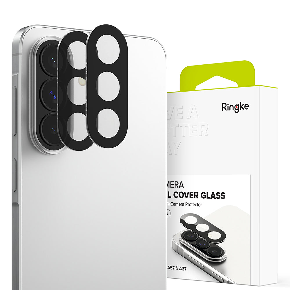 Beskyttelsesfilm til Ringke bagkamera for Samsung Galaxy A57 5G / A37 5G, Hærdet glas, Sæt med 2 stykker, Gennemsigtig
