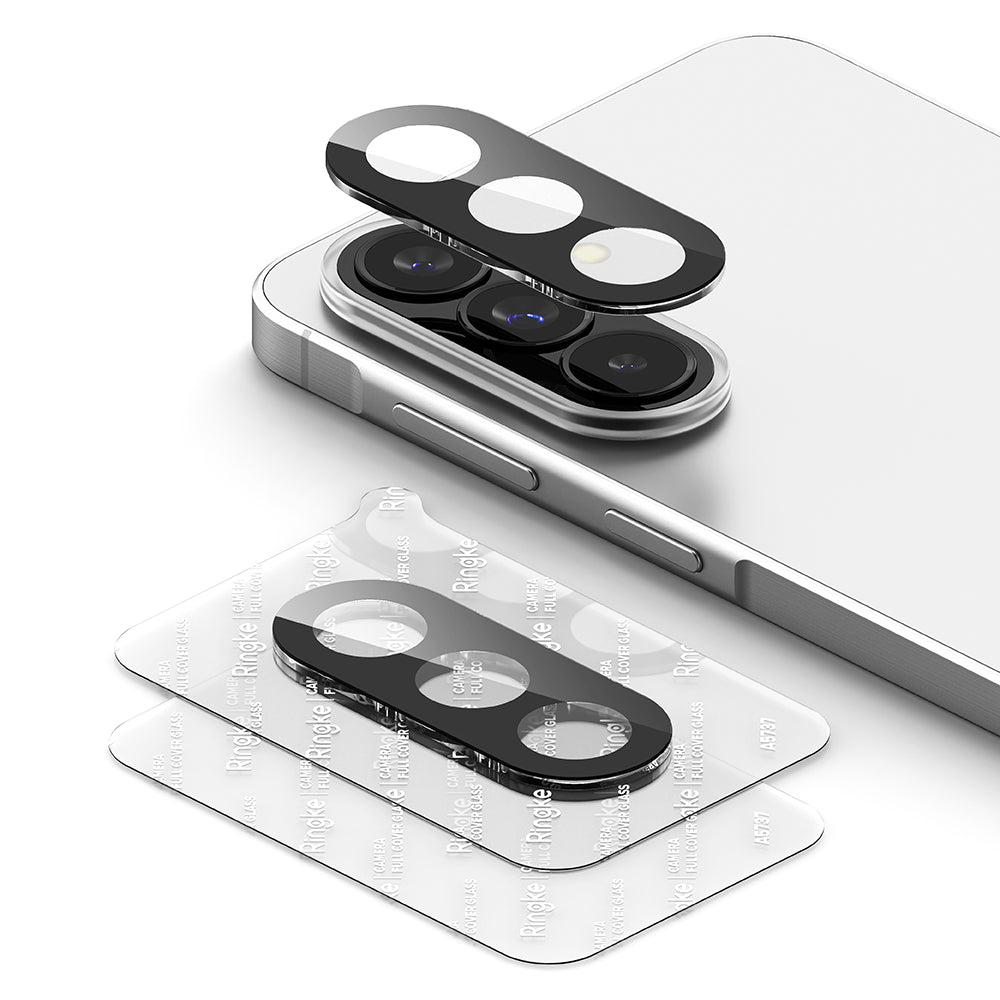 Beskyttelsesfilm til Ringke bagkamera for Samsung Galaxy A57 5G / A37 5G, Hærdet glas, Sæt med 2 stykker, Gennemsigtig