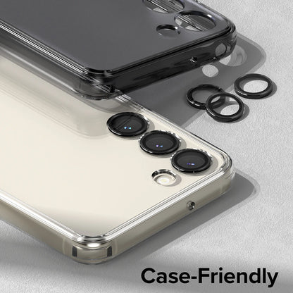 Beskyttelsesfilm til Ringke bagkamera for Samsung Galaxy S23+ S916 / S23 S911, Hærdet glas, Sort
