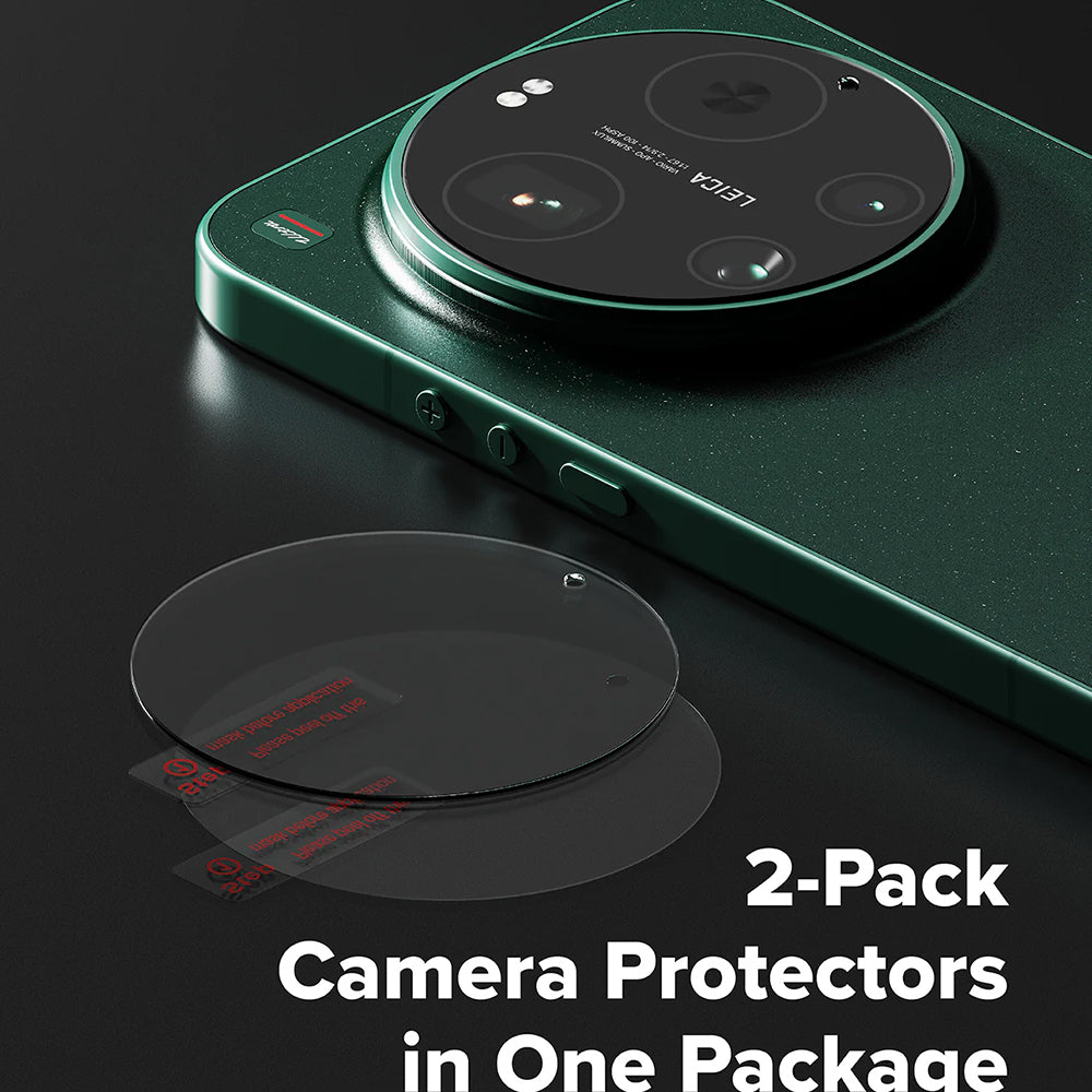 Ringke beskyttelsesfilm til bagkamera til Xiaomi 17 Ultra, hærdet glas, sæt med 2 stk., gennemsigtig