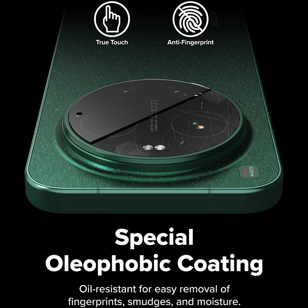 Ringke beskyttelsesfilm til bagkamera til Xiaomi 17 Ultra, hærdet glas, sæt med 2 stk., gennemsigtig
