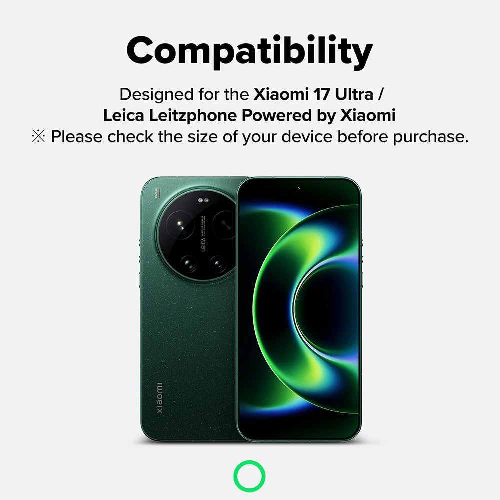 Ringke beskyttelsesfilm til bagkamera til Xiaomi 17 Ultra, hærdet glas, sæt med 2 stk., gennemsigtig