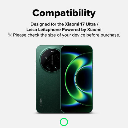 Ringke beskyttelsesfilm til bagkamera til Xiaomi 17 Ultra, hærdet glas, sæt med 2 stk., gennemsigtig