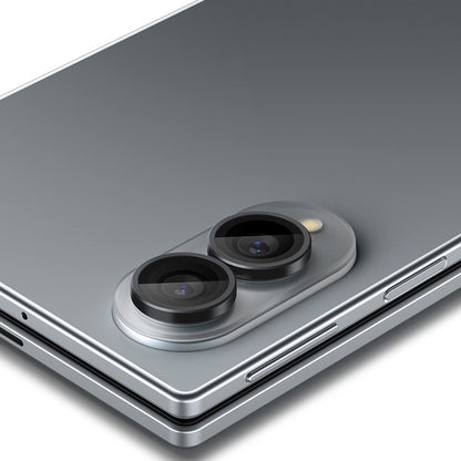 Beskyttelsesfilm til bagkamera Spigen GlastR EZ FIT Optik Pro HD til Samsung Galaxy Z Fold8 F971, hærdet glas, sæt med 2 stk., sort AGL11944
