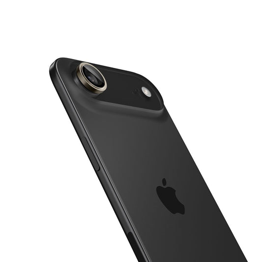 Beskyttelsesfilm til bagsidekameraet Spigen GlastR EZ FIT Optik Pro til Apple iPhone 17 Air, Hærdet Glas, Sæt med 2 stykker, Gylden AGL10131