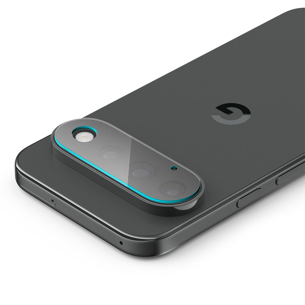 Beskyttelsesfilm til bagkamera Spigen GlastR EZ FIT Optik Pro til Google Pixel 11 Pro, hærdet glas, sæt med 2 stk., sort AGL11484