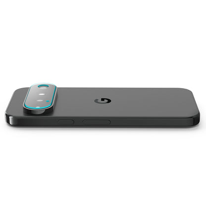Beskyttelsesfilm til bagkamera Spigen GlastR EZ FIT Optik Pro til Google Pixel 11 Pro, hærdet glas, sæt med 2 stk., sort AGL11484