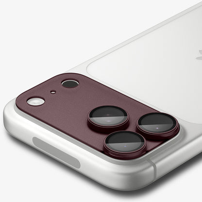 Beskyttelsesfilm til bagkamera Spigen GlastR EZ FIT Optik Pro XL til Apple iPhone 18 Pro, hærdet glas, vinrød AGL12036