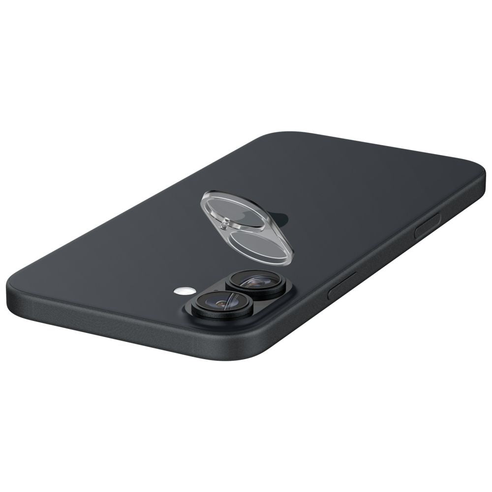 Beskyttelsesfilm til bagkamera Spigen GlastR Optik til Apple iPhone 16 Plus / 16, hærdet glas, sæt med 2 stk., gennemsigtig AGL07923