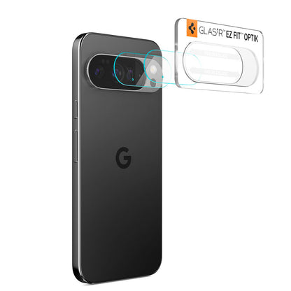 Beskyttelsesfilm til bagkamera Spigen GlastR Optik til Google Pixel 10 Pro, hærdet glas, sæt med 2 stk., gennemsigtig AGL09662