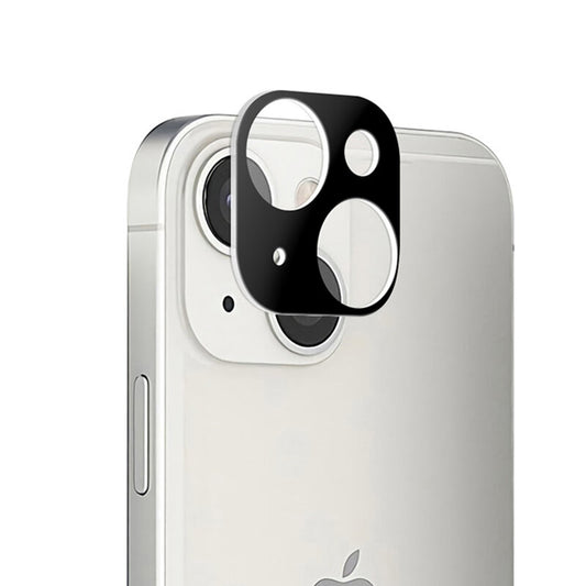 Techsuit bagkamera beskyttelsesfilm til Apple iPhone 13 mini / 13, hærdet glas, sort