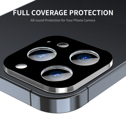 Techsuit bagkamera beskyttelsesfilm til Apple iPhone 16 Plus / 16, hærdet glas, sort