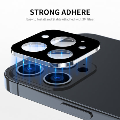 Techsuit bagkamera beskyttelsesfilm til Apple iPhone 16 Plus / 16, hærdet glas, sort