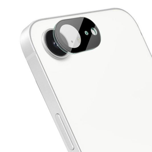 Techsuit bagkamera beskyttelsesfilm til Apple iPhone 17e / 16e, hærdet glas, sort