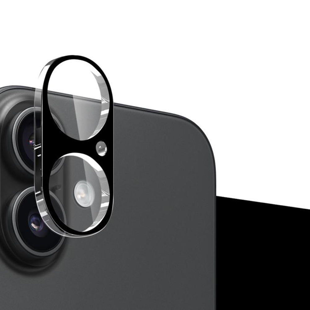 Beskyttelsesfilm til bagkamera Techsuit til Apple iPhone 17, Hærdet glas, Sort
