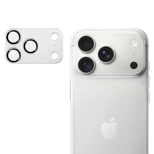 Techsuit beskyttelsesglas til bagkamera til Apple iPhone 18 Pro, hærdet glas, sølvfarvet
