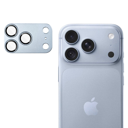 Techsuit beskyttelsesglas til bagkamera til Apple iPhone 18 Pro, hærdet glas, lyseblå