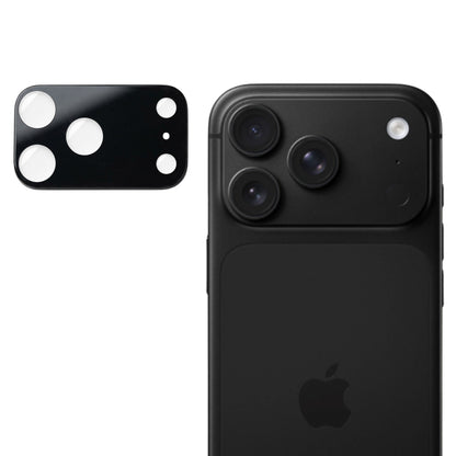 Techsuit bagkamera beskyttelsesfilm til Apple iPhone 18 Pro, hærdet glas, sort