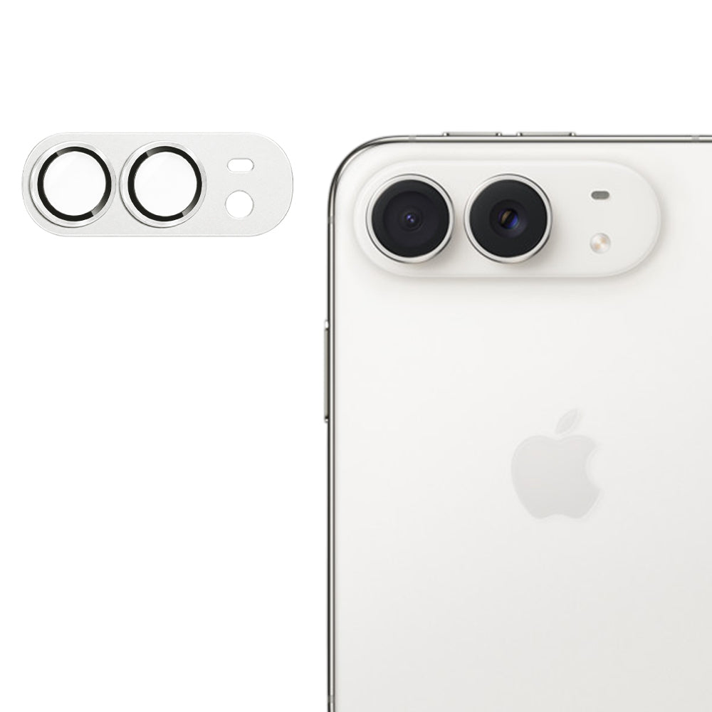 Techsuit beskyttelsesglas til bagkamera til Apple iPhone Duo, hærdet glas, grå