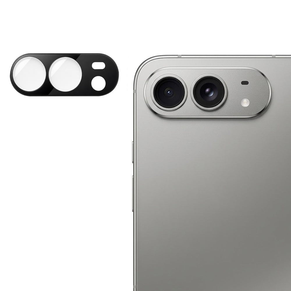 Techsuit bagkamera beskyttelsesfilm til Apple iPhone Ultra, hærdet glas, sort