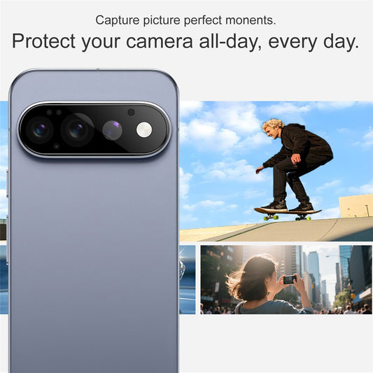 Beskyttelsesfilm til bagkamera Techsuit til Google Pixel 11 Pro, hærdet glas, sort