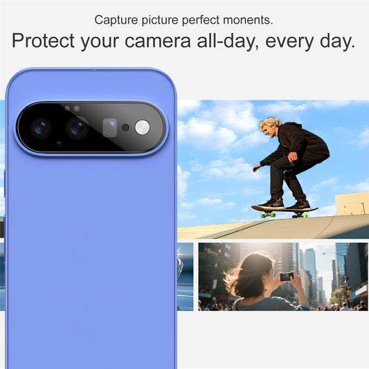 Techsuit beskyttelsesfilm til bagkamera til Google Pixel 11, hærdet glas, sort
