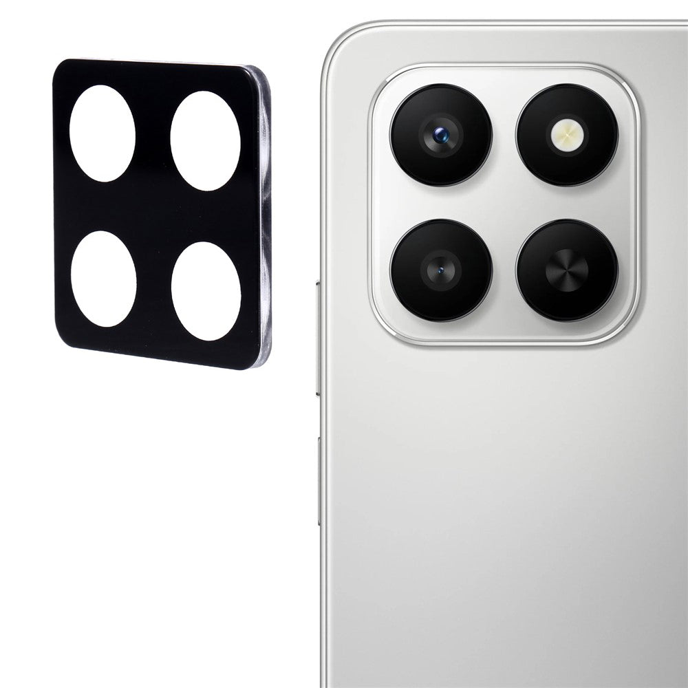 Beskyttelsesfilm til bagkamera Techsuit til Honor 400 Smart 4G / X7d 4G / 400 Smart 5G, Hærdet glas, Sort