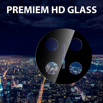 Techsuit beskyttelsesfilm til bagkamera til Honor X9c / Magic7 Lite, hærdet glas, sort