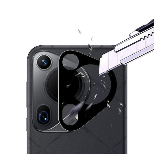 Beskyttelsesfilm til bagkamera Techsuit til Huawei Pura 70 Ultra, Hærdet Glas, Sort
