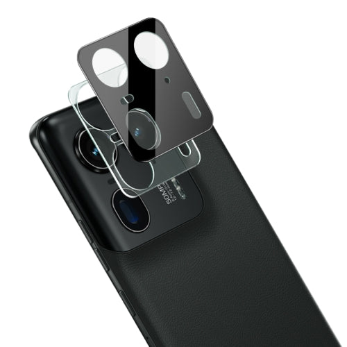 Techsuit beskyttelsesfilm til bagkamera til Motorola Edge 50 Ultra, hærdet glas, sort