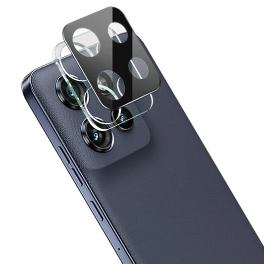 Beskyttelsesfilm til bagkamera Techsuit til Motorola Edge 60 Fusion / Edge 60, hærdet glas, sort