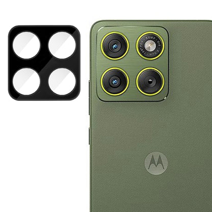 Beskyttelsesfilm til bagkamera Techsuit til Motorola Edge 70, Hærdet glas, Sort