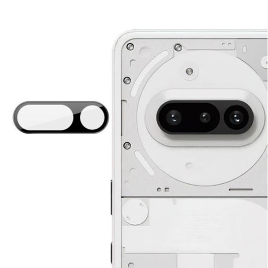 Techsuit beskyttelsesfilm til bagkamera til Nothing Phone (3a), hærdet glas, sort