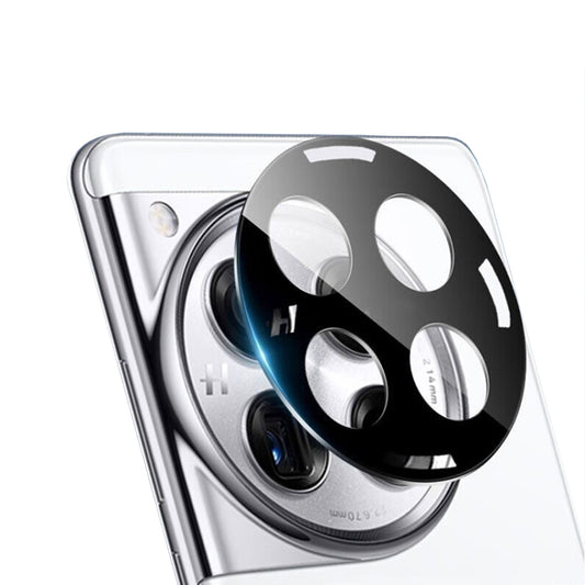 Techsuit beskyttelsesfilm til bagkamera til OnePlus 12, hærdet glas, sort