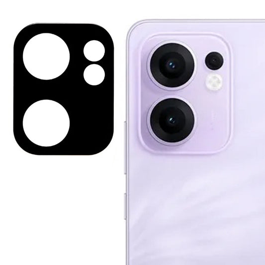 Techsuit beskyttelsesfilm til bagkamera til Oppo Reno13 FS 5G / Reno13 F 4G / Reno13 F, hærdet glas, sort