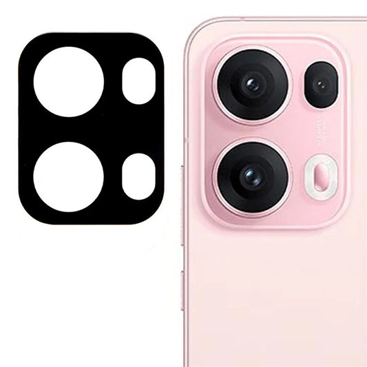 Techsuit bagkamera beskyttelsesfilm til Oppo Reno13 Pro, hærdet glas, sort