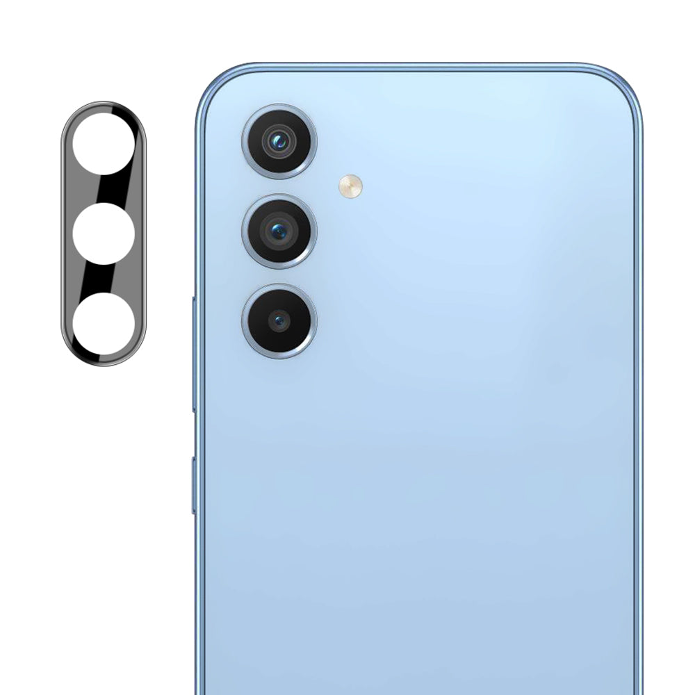 Beskyttelsesfilm til bagkamera Techsuit til Samsung Galaxy A34 A346, Hærdet glas, Sort