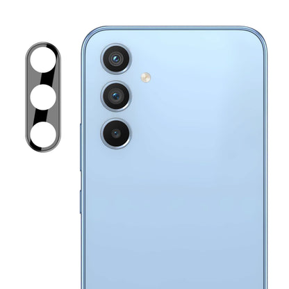 Beskyttelsesfilm til bagkamera Techsuit til Samsung Galaxy A34 A346, Hærdet glas, Sort