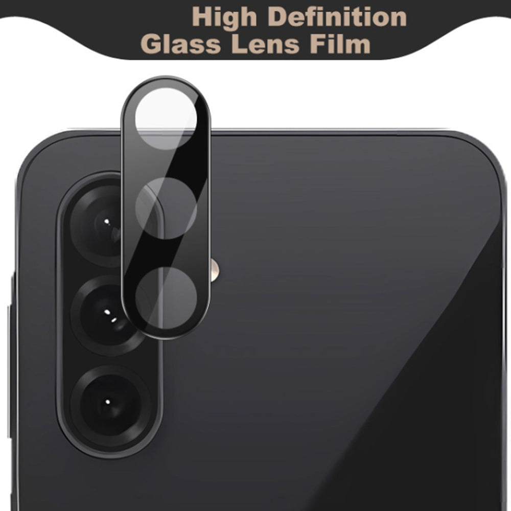 Beskyttelsesfilm til bagkamera Techsuit til Samsung Galaxy A37 5G, Hærdet glas, Sort