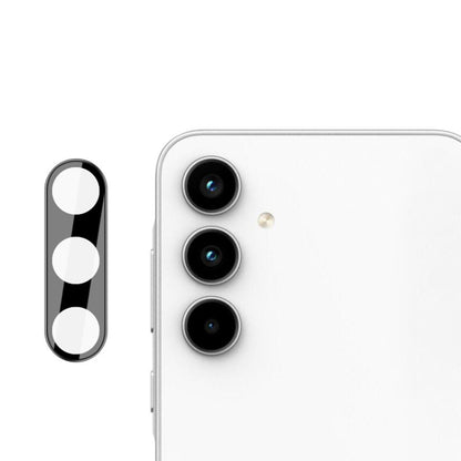 Techsuit bagkamera beskyttelsesfilm til Samsung Galaxy A55 5G A556, hærdet glas, sort