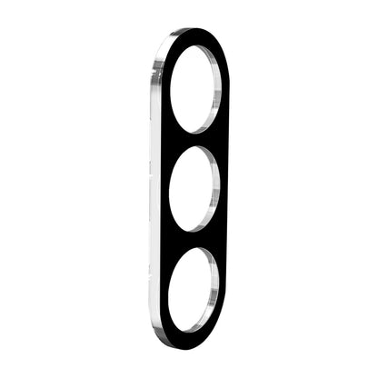 Techsuit bagkamera beskyttelsesfilm til Samsung Galaxy A55 5G A556, hærdet glas, sort
