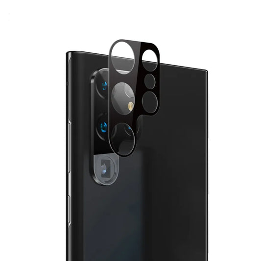 Techsuit beskyttelsesfilm til bagkamera til Samsung Galaxy S23 Ultra S918, hærdet glas, sort