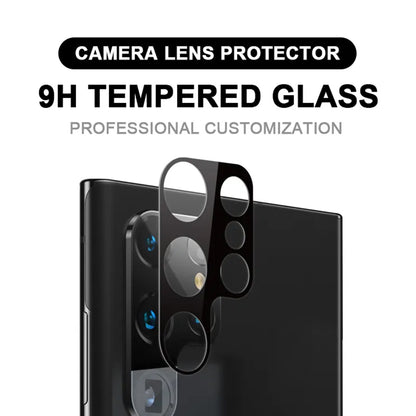 Techsuit beskyttelsesfilm til bagkamera til Samsung Galaxy S23 Ultra S918, hærdet glas, sort