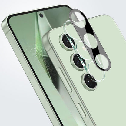 Techsuit bagkamera beskyttelsesfilm til Samsung Galaxy S24 FE S721, hærdet glas, sort