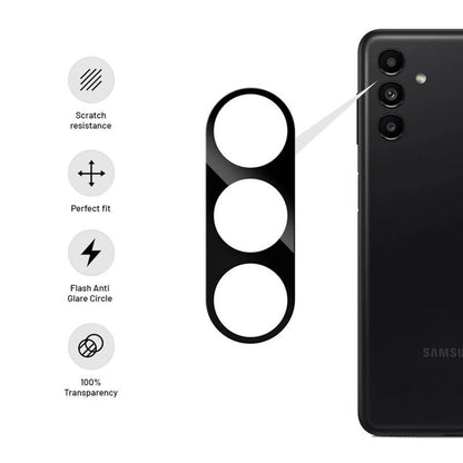 Techsuit bagkamera beskyttelsesfilm til Samsung Galaxy S24+ S926, hærdet glas, sort