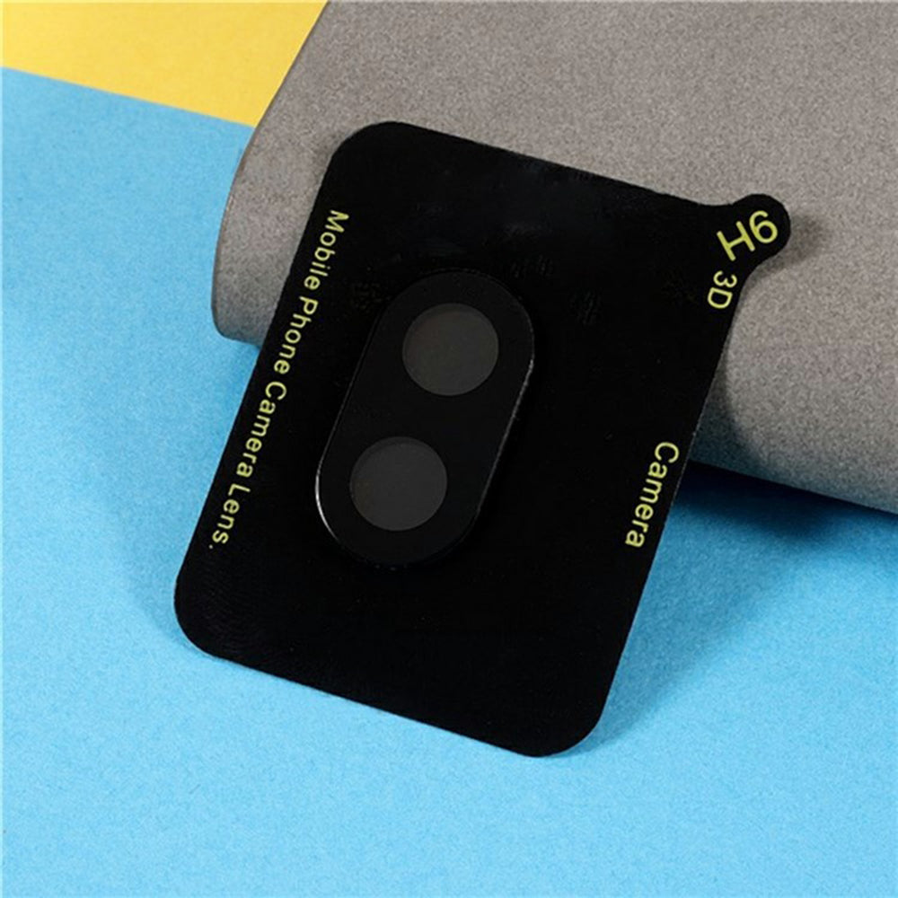 Techsuit bagkamera beskyttelsesfilm til Samsung Galaxy Z Flip7 F766, hærdet glas, sort