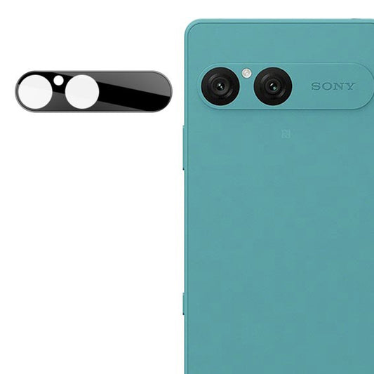 Techsuit bagkamera beskyttelsesfilm til Sony Xperia 10 VII, hærdet glas, sort