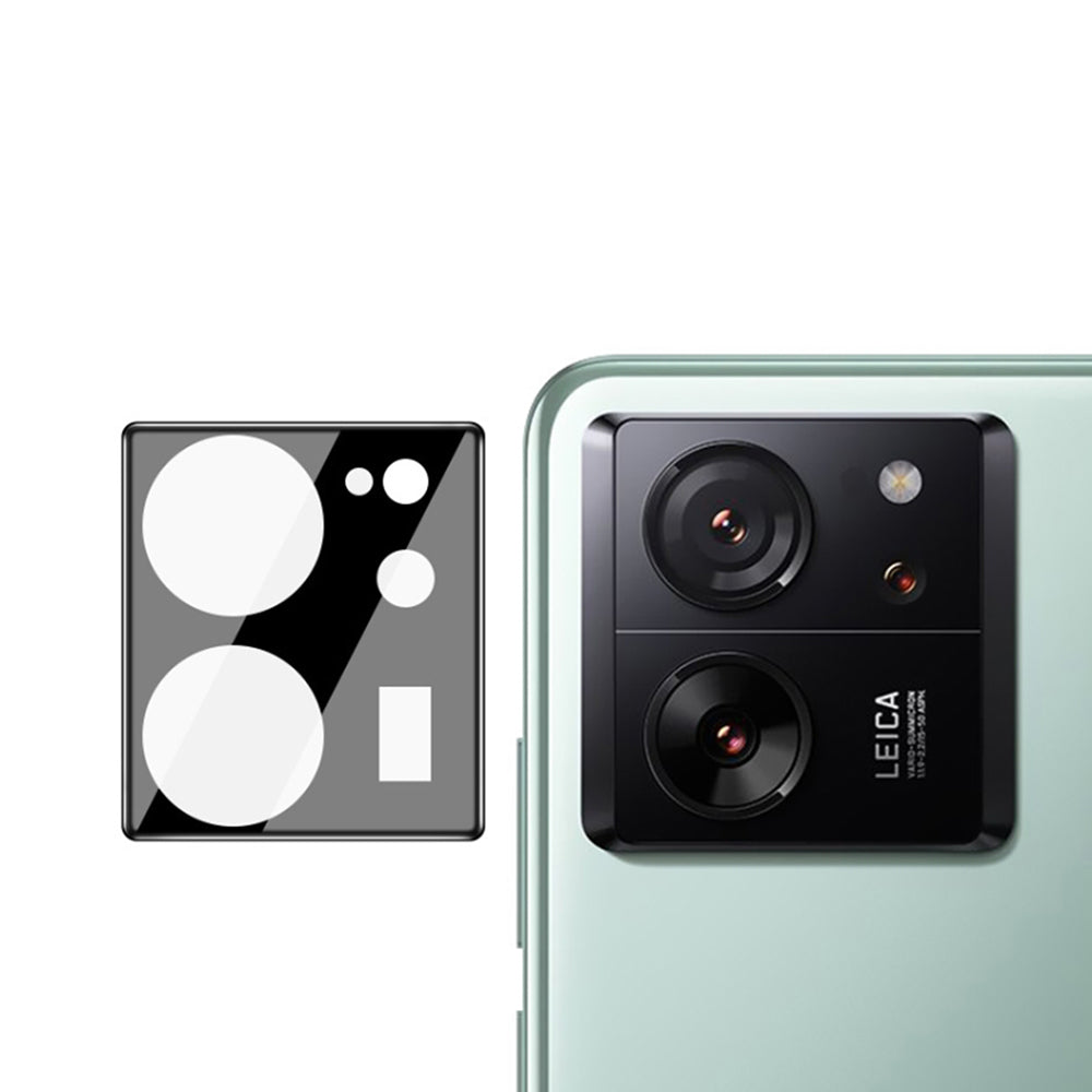Techsuit bagkamera beskyttelsesfilm til Xiaomi 13T Pro / 13T, hærdet glas, sort