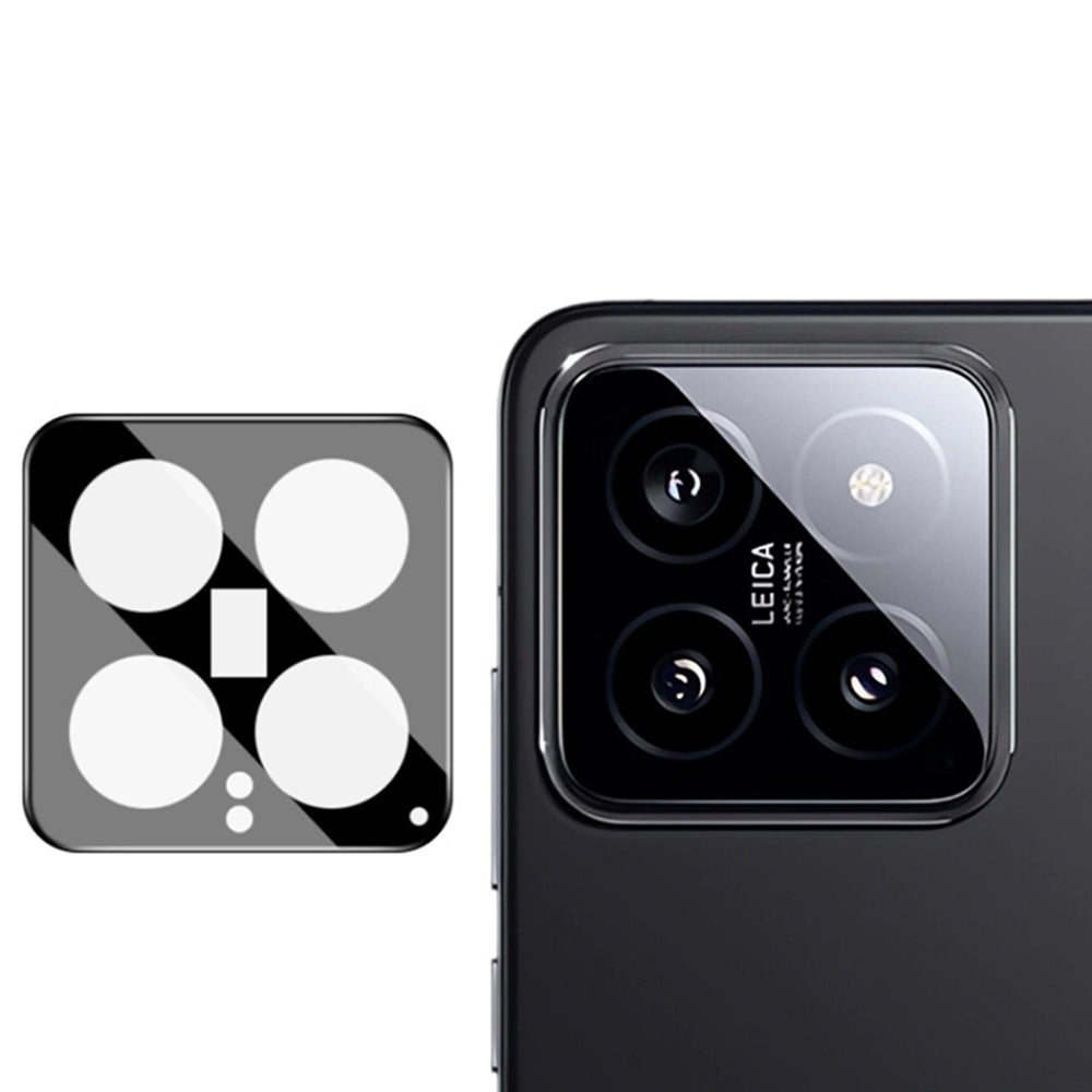 Techsuit beskyttelsesfilm til bagkamera til Xiaomi 14, hærdet glas, sort